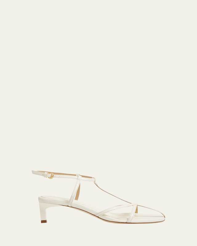 Tee Leather Sandals